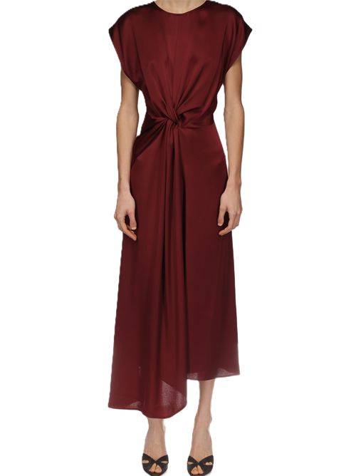 Abito midi Aria Burgundy Victoria Beckham Victoria Beckham | 1226WDR007292D2 BURGUNDY